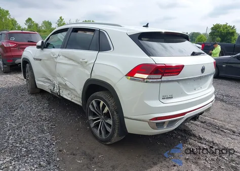 2021 Volkswagen Atlas Cross Sport Sel R-Line from USA, damaged, VIN 1V2SE2CA7MC214805